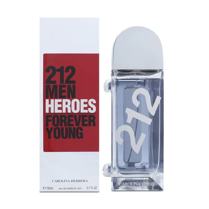 Carolina Herrera 212 Men Heroes Forever Young 150ml Eau De Toilette - Image 4
